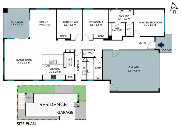 Floorplan of Homely house listing, 6 Crossing Road, Mernda VIC 3754
