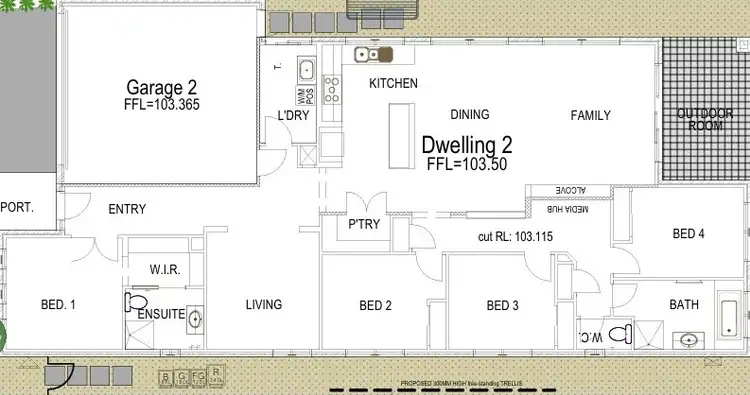 Floorplan of Homely house listing, 13B Pine Road, Bayswater VIC 3153