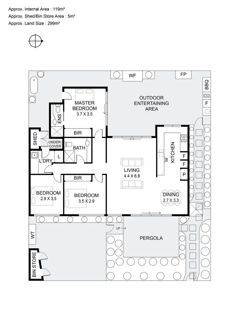 Floorplan of Homely house listing, 264 Duffields Road, Jan Juc VIC 3228