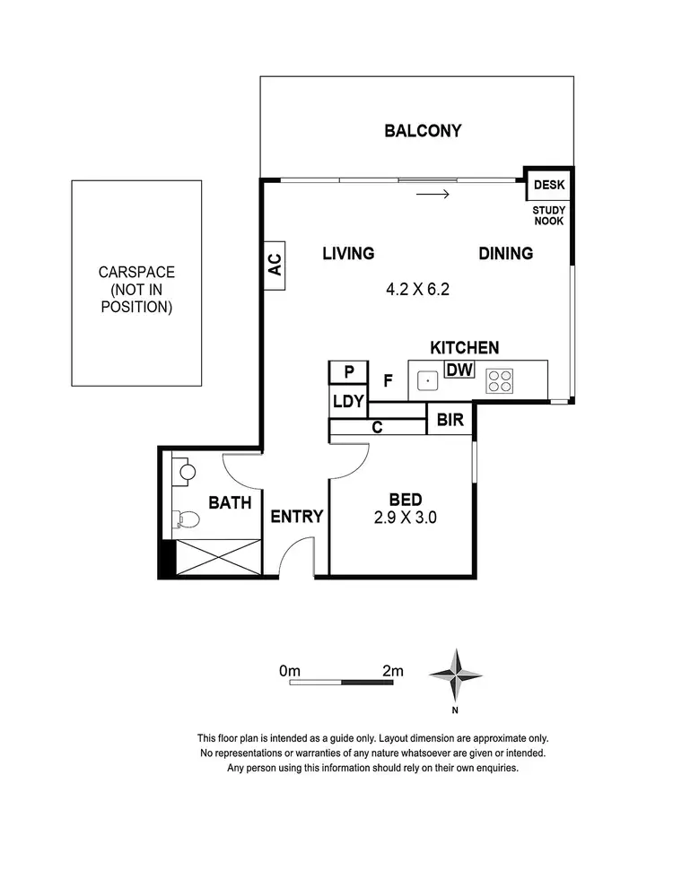 Floorplan of Homely apartment listing, 704s/227 Toorak Road, South Yarra VIC 3141