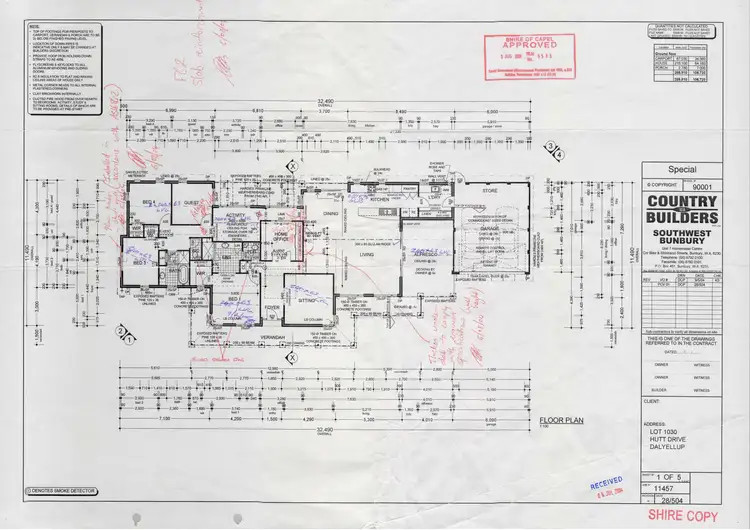 Floorplan of Homely house listing, 15 Hutt Drive, Dalyellup WA 6230