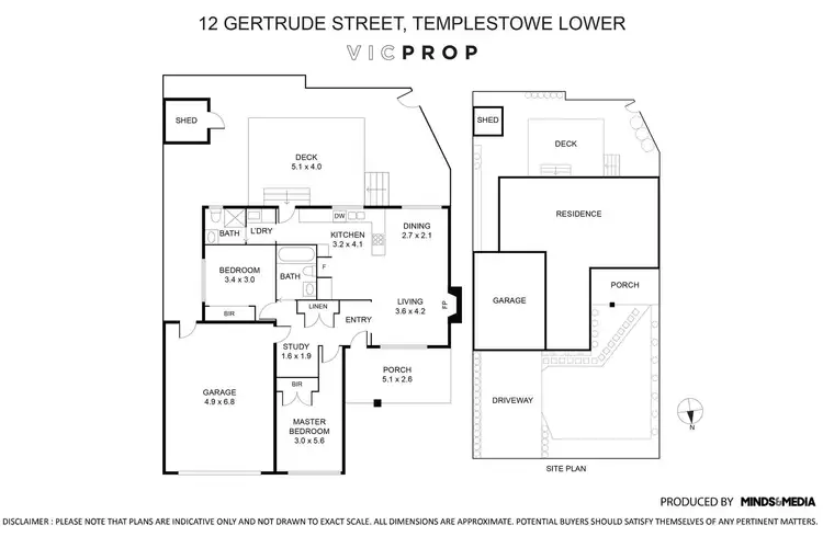 Floorplan of Homely house listing, 12 Gertrude Street, Templestowe Lower VIC 3107