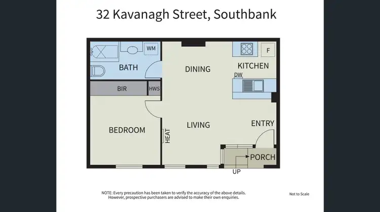 Floorplan of Homely apartment listing, 32 Kavanagh Street, Southbank VIC 3006