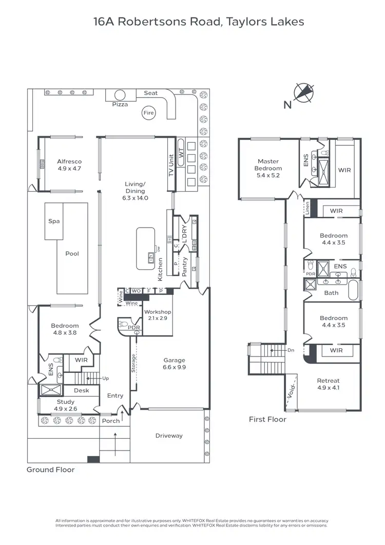 Floorplan of Homely house listing, 16A Robertsons Road, Taylors Lakes VIC 3038