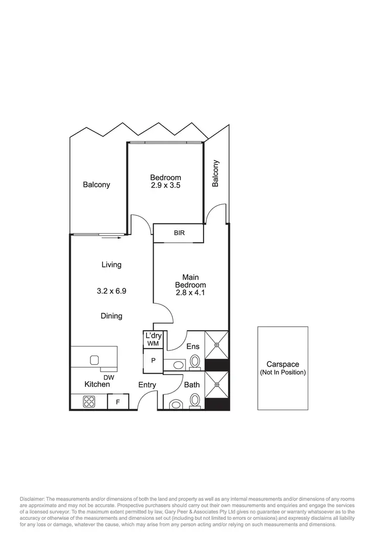 Floorplan of Homely apartment listing, 1215/803 Dandenong Road, Malvern East VIC 3145