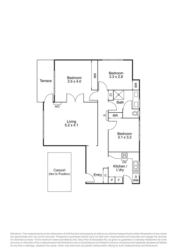 Floorplan of Homely apartment listing, 6/8 Meadow Street, St Kilda East VIC 3183