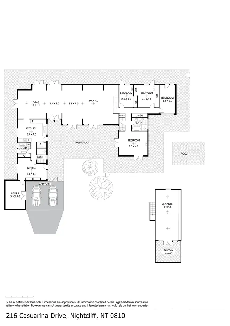 Floorplan of Homely house listing, 216 Casuarina Drive, Nightcliff NT 810