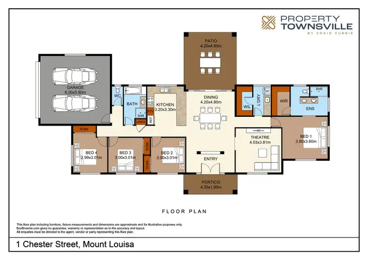 Floorplan of Homely house listing, 1 Chester Street, Mount Louisa QLD 4814
