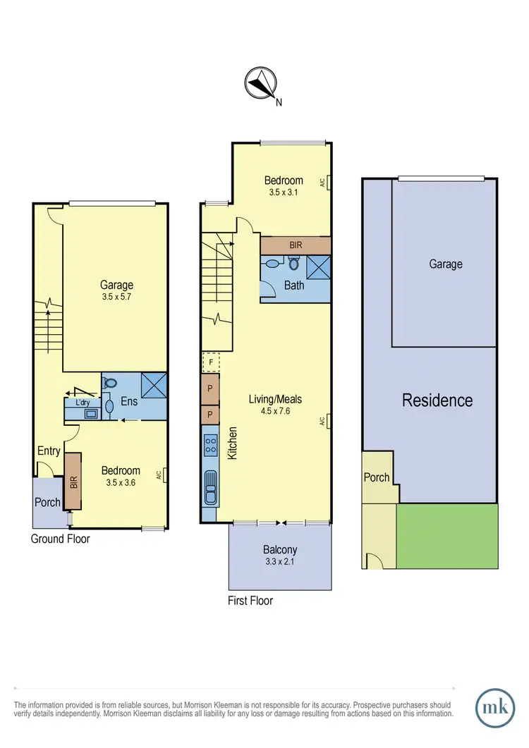 Floorplan of Homely townhouse listing, 2/362 Belmore Road, Balwyn VIC 3103