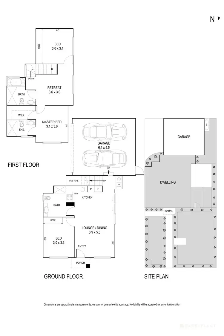 Floorplan of Homely townhouse listing, 1/137 Porter Road, Heidelberg Heights VIC 3081