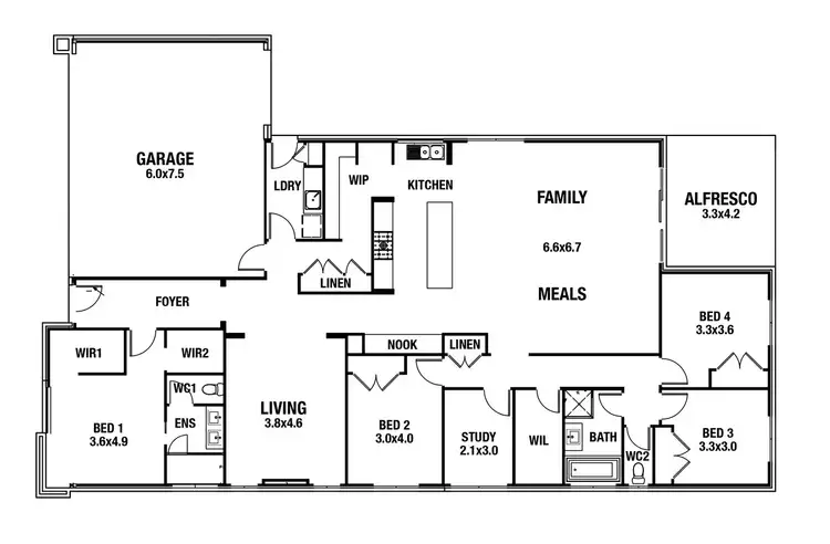 Floorplan of Homely house listing, 17 Grand View Drive, Mckenzie Hill VIC 3451