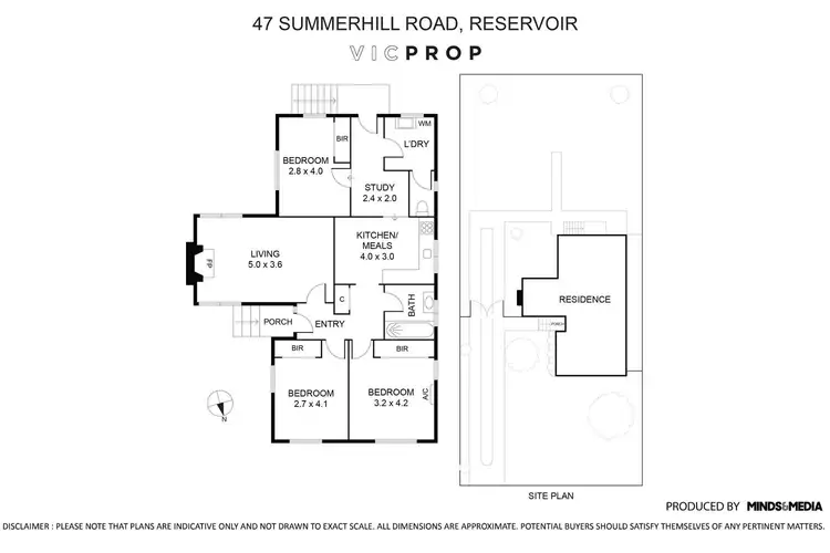 Floorplan of Homely house listing, 47 Summerhill Road, Reservoir VIC 3073