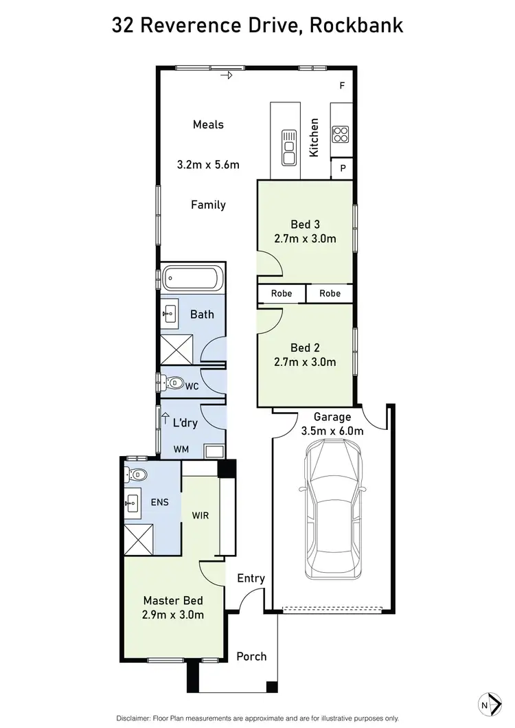 Floorplan of Homely house listing, 32 Reverence Drive, Rockbank VIC 3335