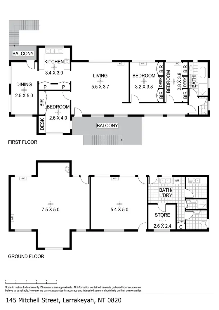 Floorplan of Homely house listing, 145 Mitchell Street, Larrakeyah NT 820