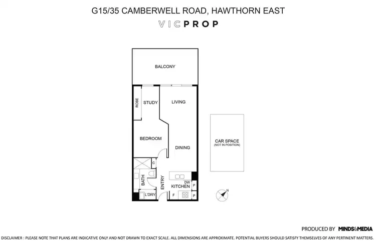 Floorplan of Homely apartment listing, g15/35 Camberwell Road, Hawthorn East VIC 3123