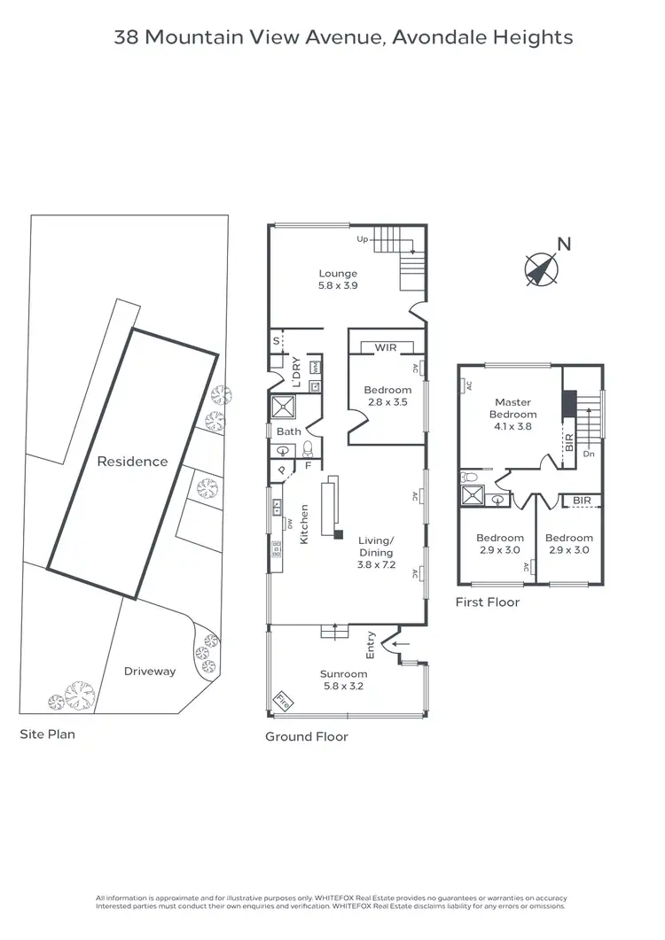 Floorplan of Homely house listing, 38 Mountain View Avenue, Avondale Heights VIC 3034