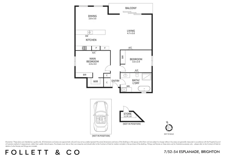Floorplan of Homely apartment listing, 7/52-54 Esplanade, Brighton VIC 3186