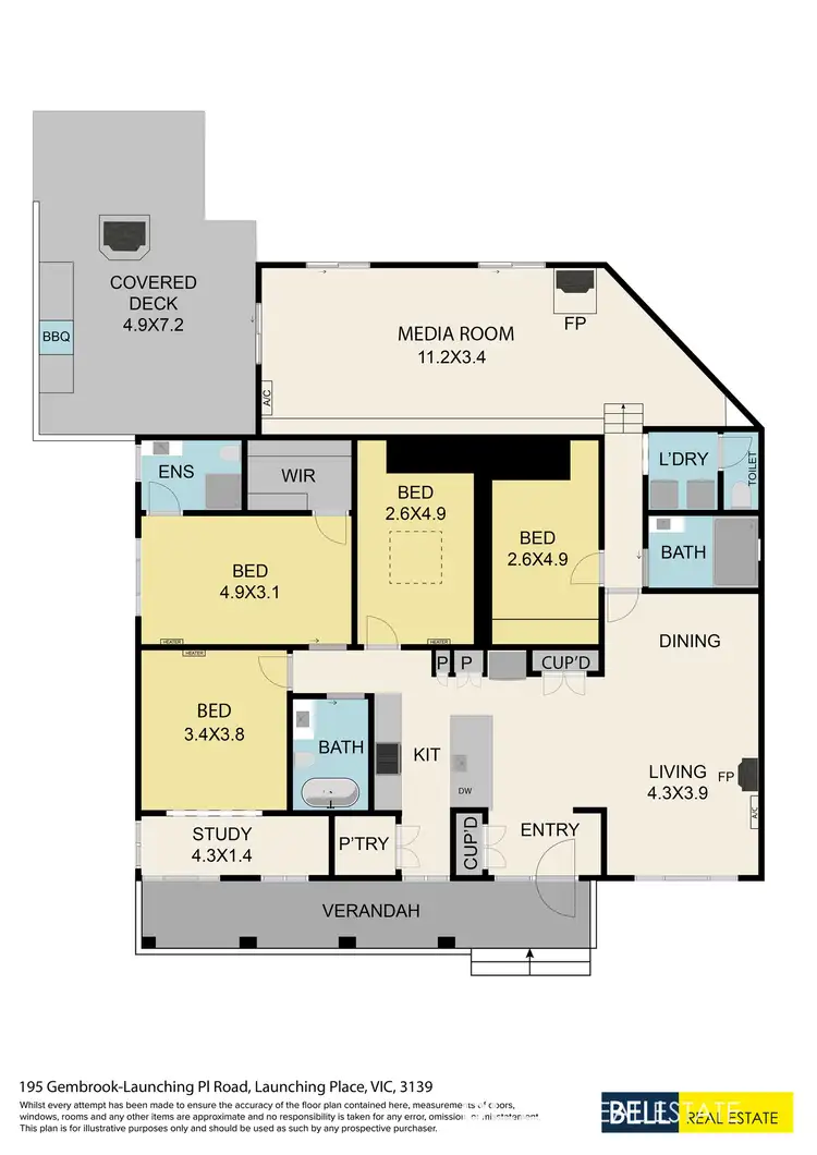 Floorplan of Homely house listing, 195 Gembrook-Launching Place Road, Launching Place VIC 3139