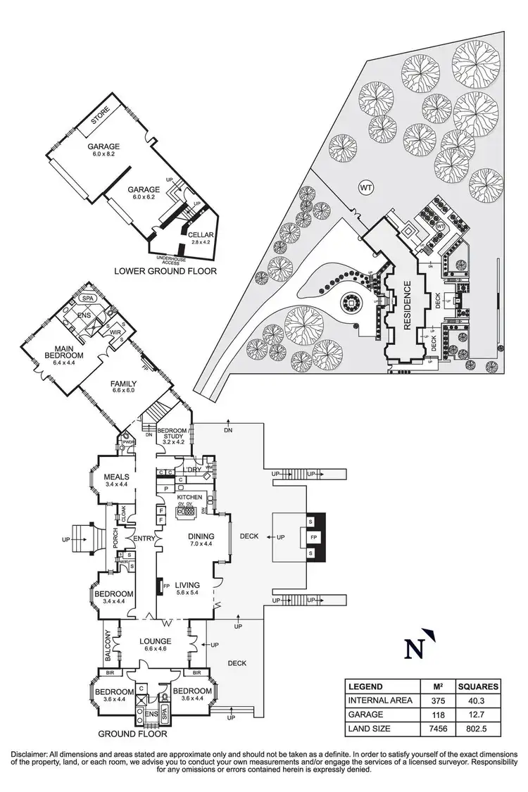Floorplan of Homely house listing, 5 Charlotte Court, North Warrandyte VIC 3113