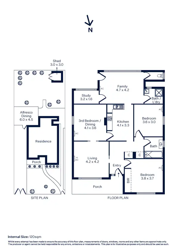 Floorplan of Homely house listing, 35 Farm Street, Newport VIC 3015