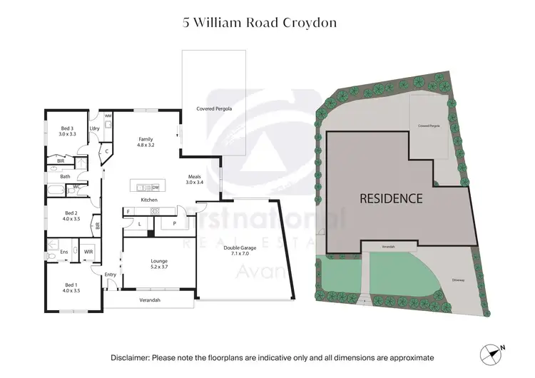 Floorplan of Homely house listing, 5 William Road, Croydon VIC 3136