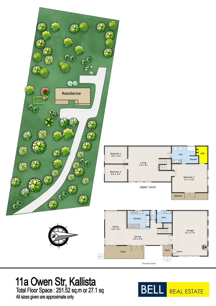 Floorplan of Homely house listing, 11A Owen Street, Kallista VIC 3791