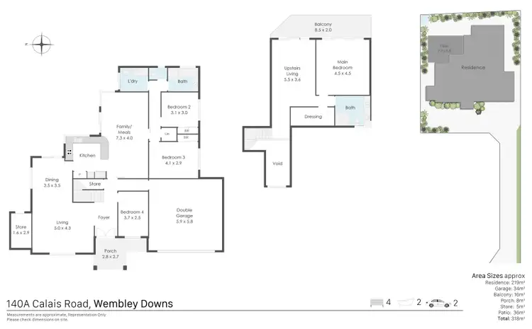 Floorplan of Homely house listing, 140A Calais Road, Wembley Downs WA 6019
