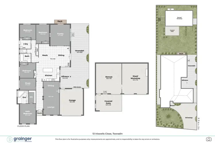 Floorplan of Homely house listing, 13 Iris Wells Close, Tooradin VIC 3980