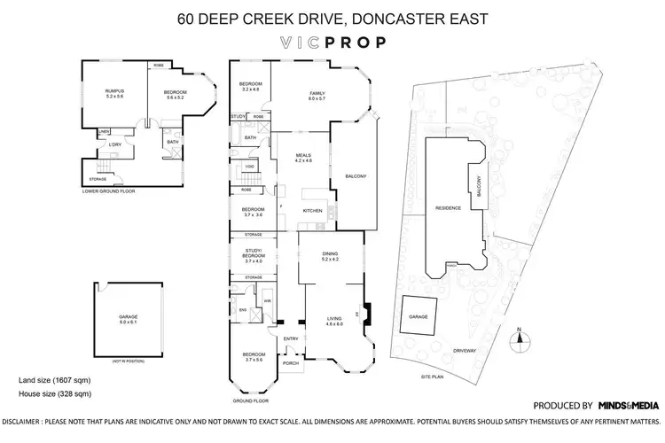 Floorplan of Homely house listing, 60 Deep Creek Drive, Doncaster East VIC 3109