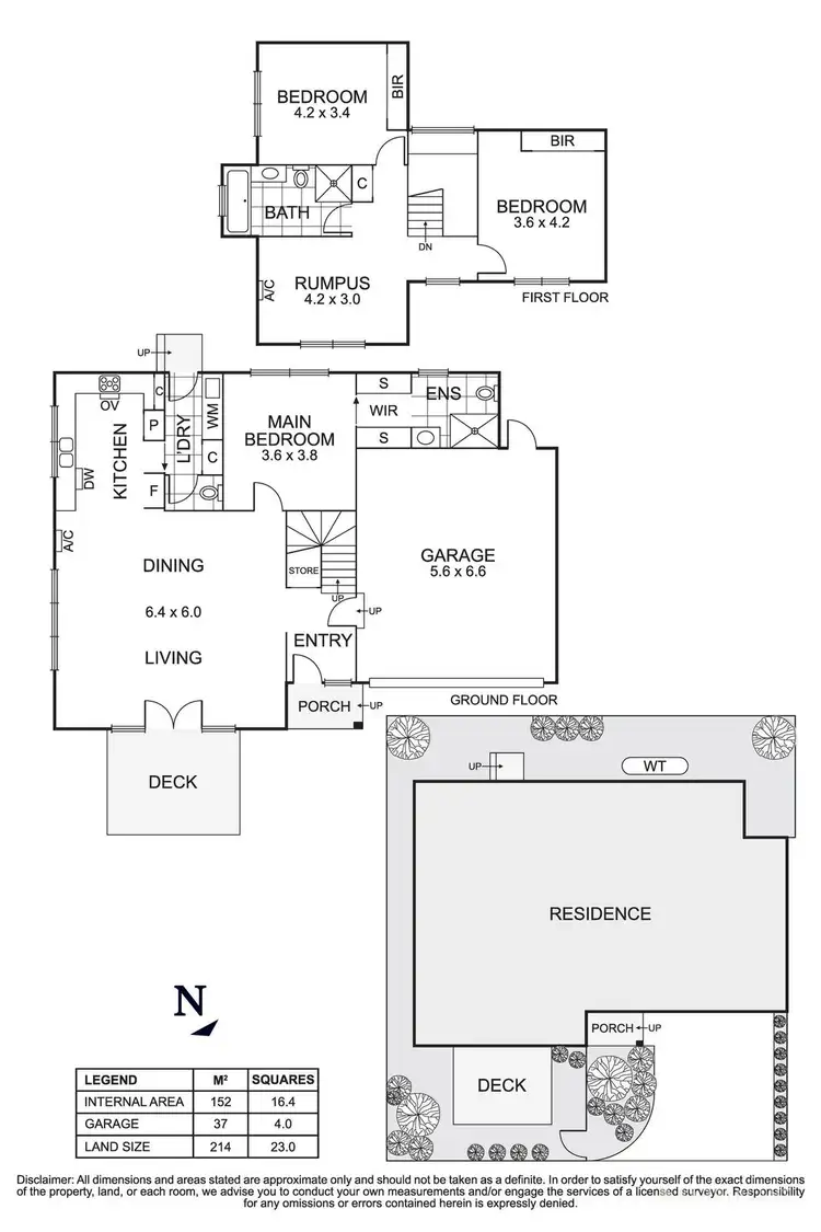 Floorplan of Homely townhouse listing, 2/162 Springfield Road, Blackburn VIC 3130