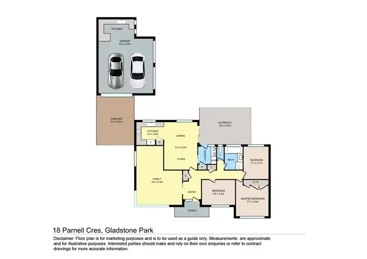 Floorplan of Homely house listing, 18 Parnell Crescent, Gladstone Park VIC 3043