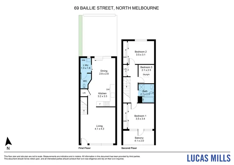 Floorplan of Homely house listing, 69 Baillie Street, North Melbourne VIC 3051