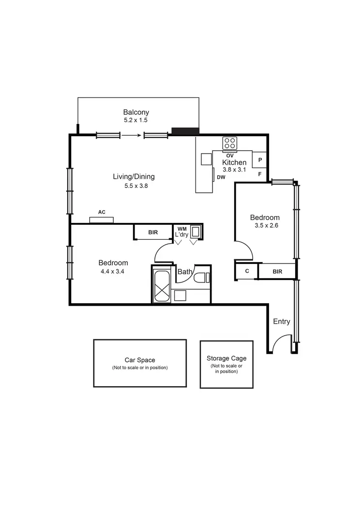 Floorplan of Homely apartment listing, 5/10 Scott Street, Elwood VIC 3184