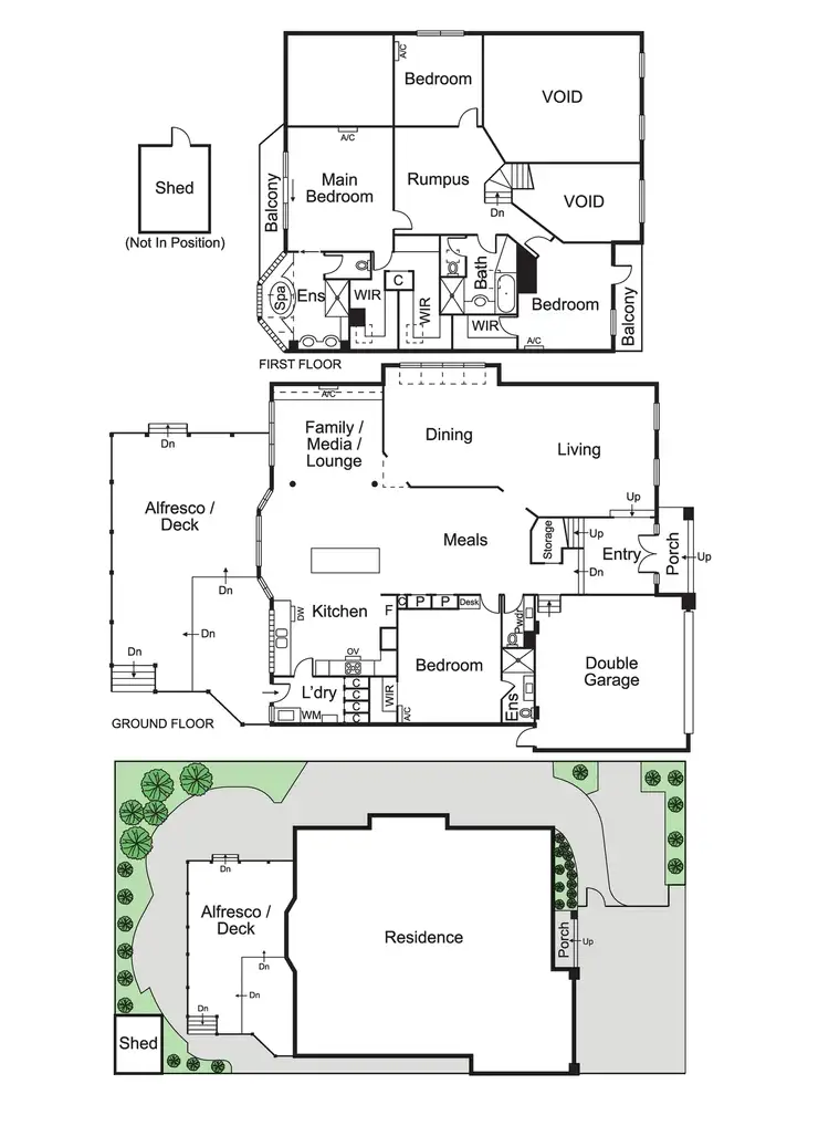 Floorplan of Homely house listing, 36 Fitzgibbon Crescent, Caulfield North VIC 3161