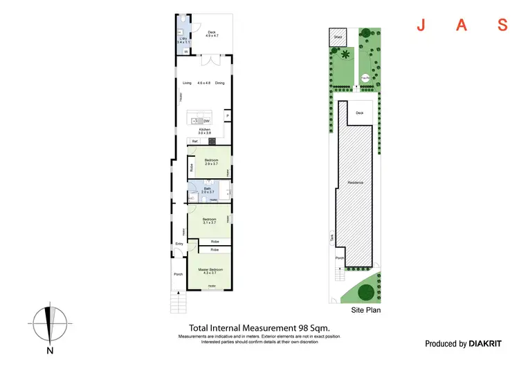 Floorplan of Homely house listing, 34 Brisbane Street, Ascot Vale VIC 3032