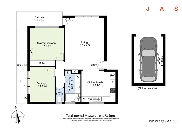 Floorplan of Homely apartment listing, 7/42 Roberts Street, West Footscray VIC 3012