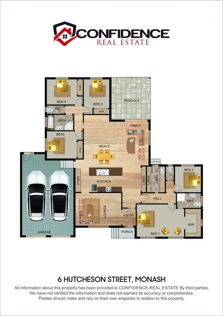 Floorplan of Homely house listing, 6 Hutcheson Street, Monash ACT 2904