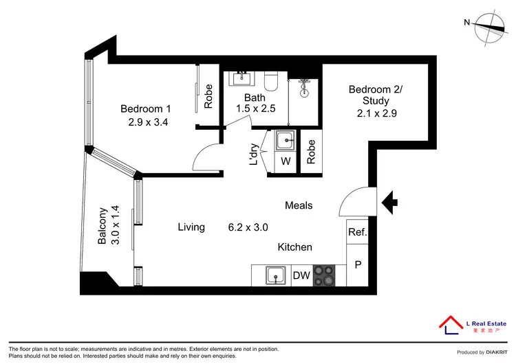 Floorplan of Homely apartment listing, 3211/639 Little Lonsdale Street, Melbourne VIC 3000