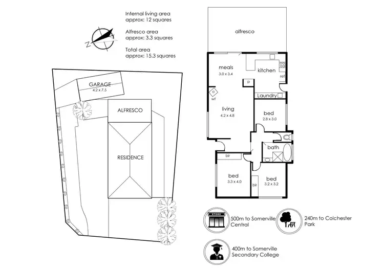 Floorplan of Homely house listing, 18 Nottingham Avenue, Somerville VIC 3912