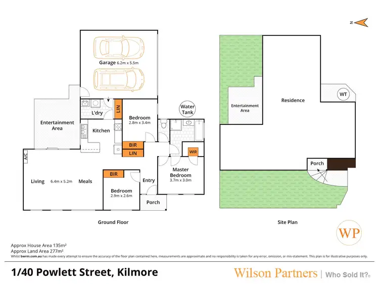 Floorplan of Homely house listing, 1/40 Powlett Street, Kilmore VIC 3764