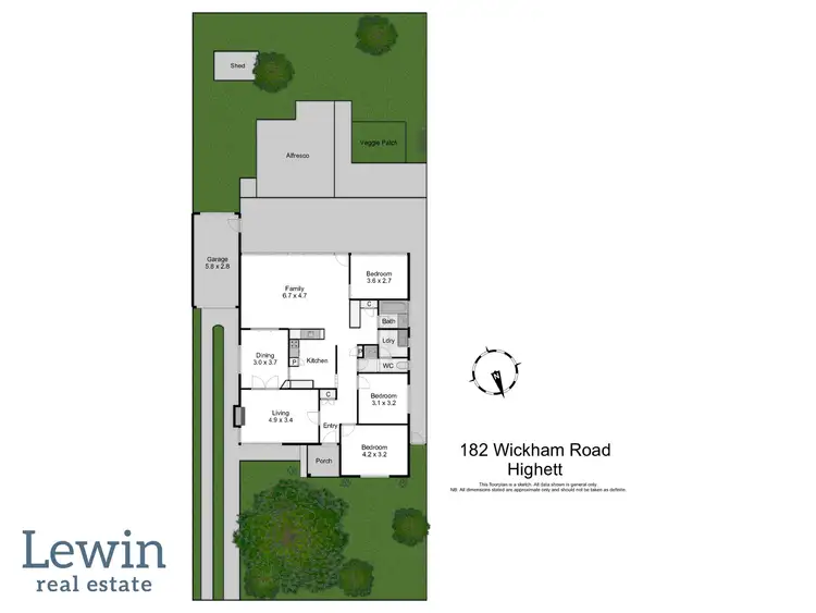 Floorplan of Homely house listing, 182 Wickham Road, Highett VIC 3190