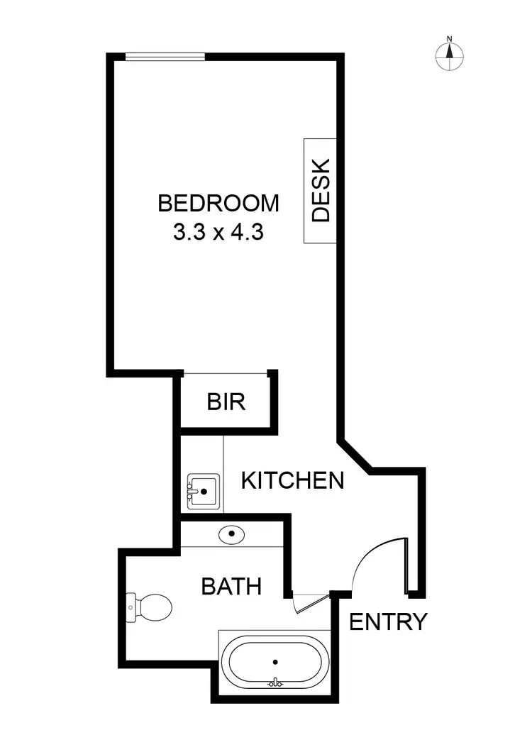 Floorplan of Homely apartment listing, 1702/222 Russell Street, Melbourne VIC 3000