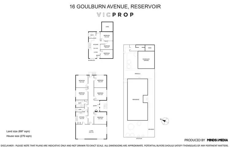 Floorplan of Homely house listing, 16 Goulburn Avenue, Reservoir VIC 3073