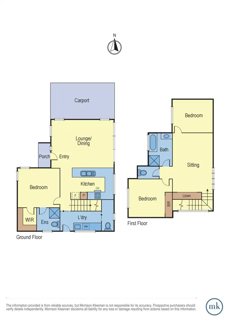 Floorplan of Homely townhouse listing, 2/10 Kelvin Grove, South Morang VIC 3752