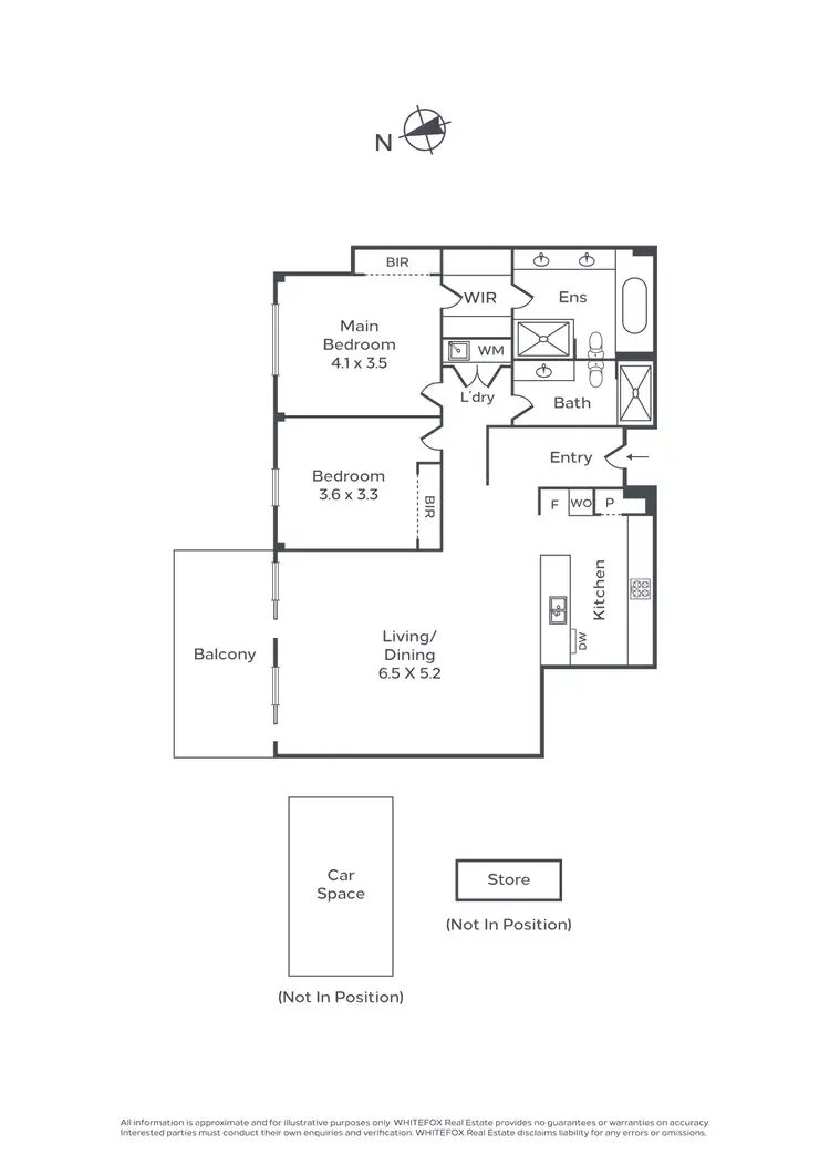 Floorplan of Homely apartment listing, 202/4 Cromwell Road, South Yarra VIC 3141
