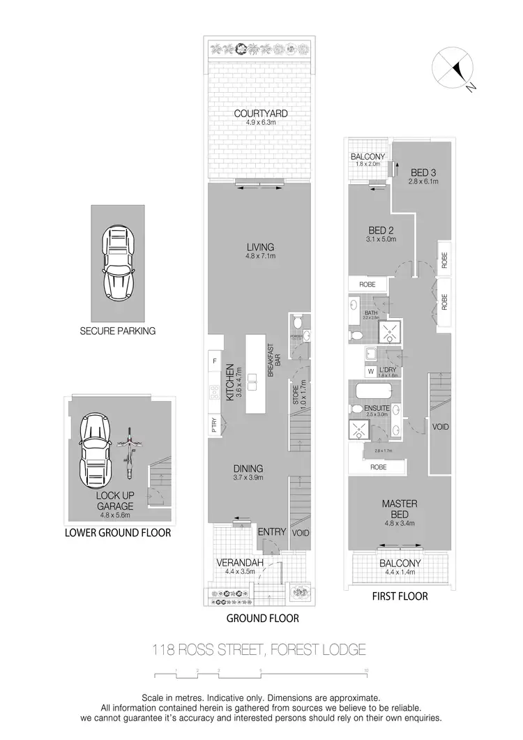 Floorplan of Homely apartment listing, 118 Ross Street, Forest Lodge NSW 2037