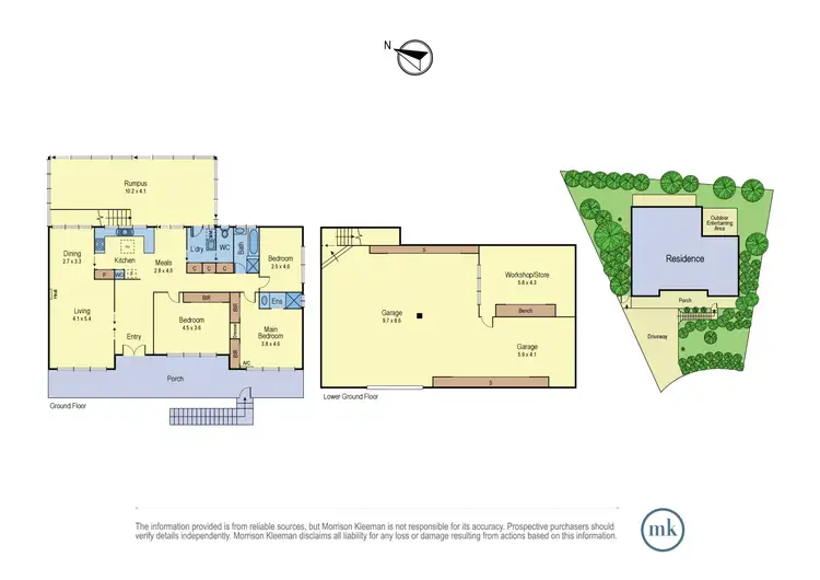 Floorplan of Homely house listing, 4 Gilway Rise, Greensborough VIC 3088