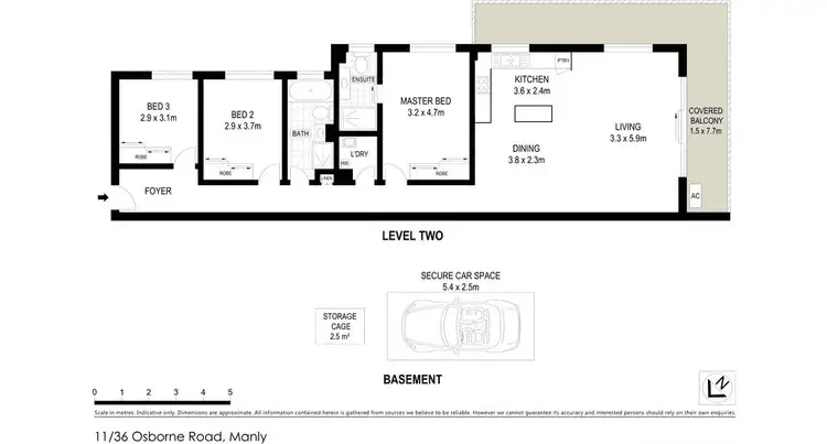 Floorplan of Homely apartment listing, 11/36-42 Osborne Road, Manly NSW 2095