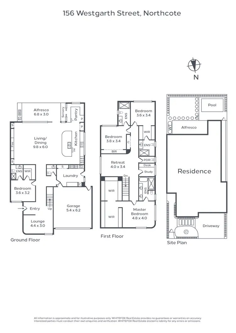 Floorplan of Homely house listing, 156 Westgarth Street, Northcote VIC 3070