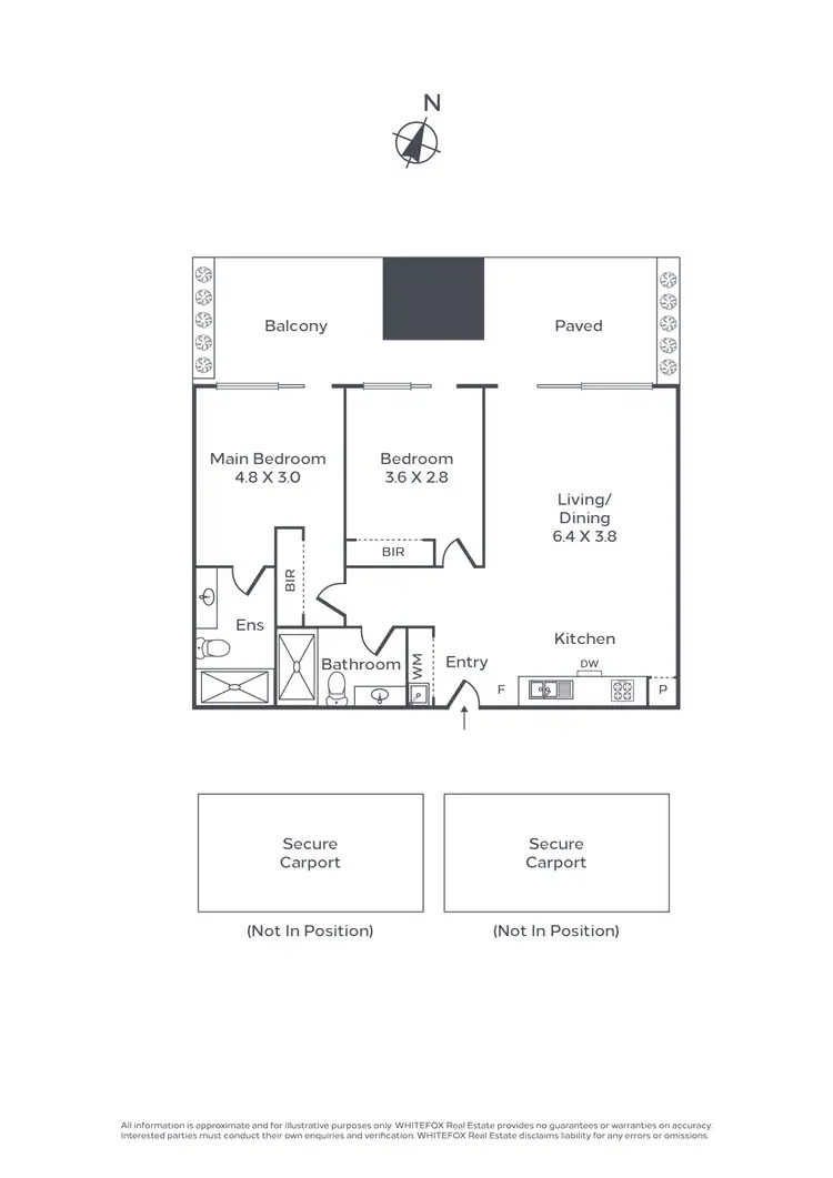 Floorplan of Homely apartment listing, 205/8 James Street, Windsor VIC 3181